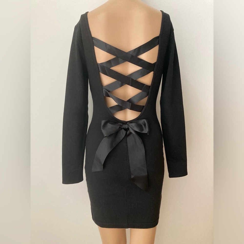 Contempo black minidress